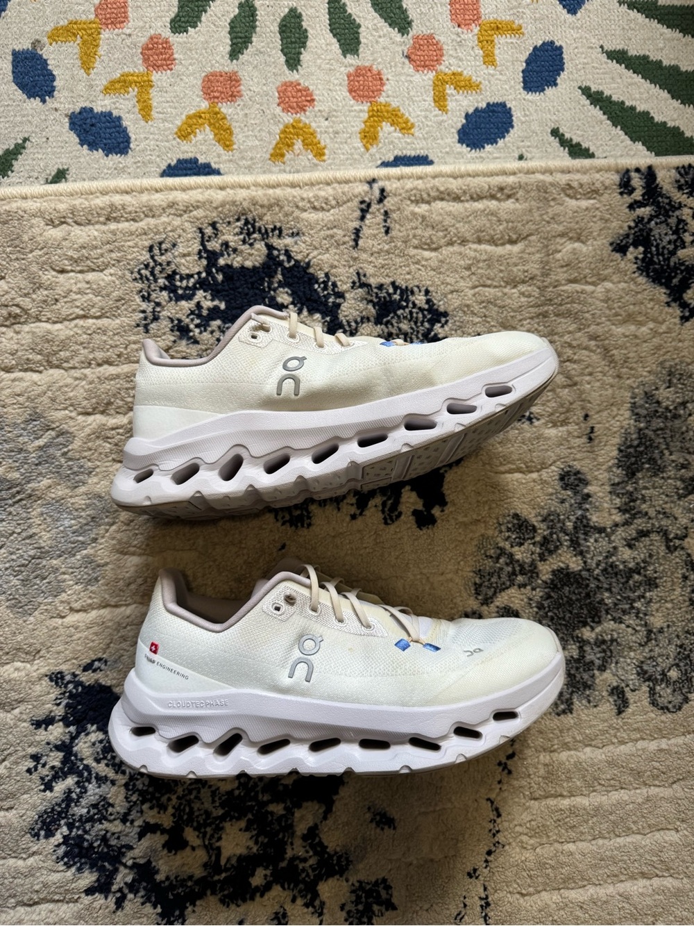 On Running Women's White Cloudnova Lightweight Sneakers